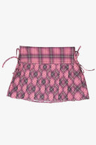 Plaid Pleated Skort