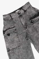 Wide Acid Double Cargo Jeans