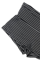 Stripe Fold Over Shorts