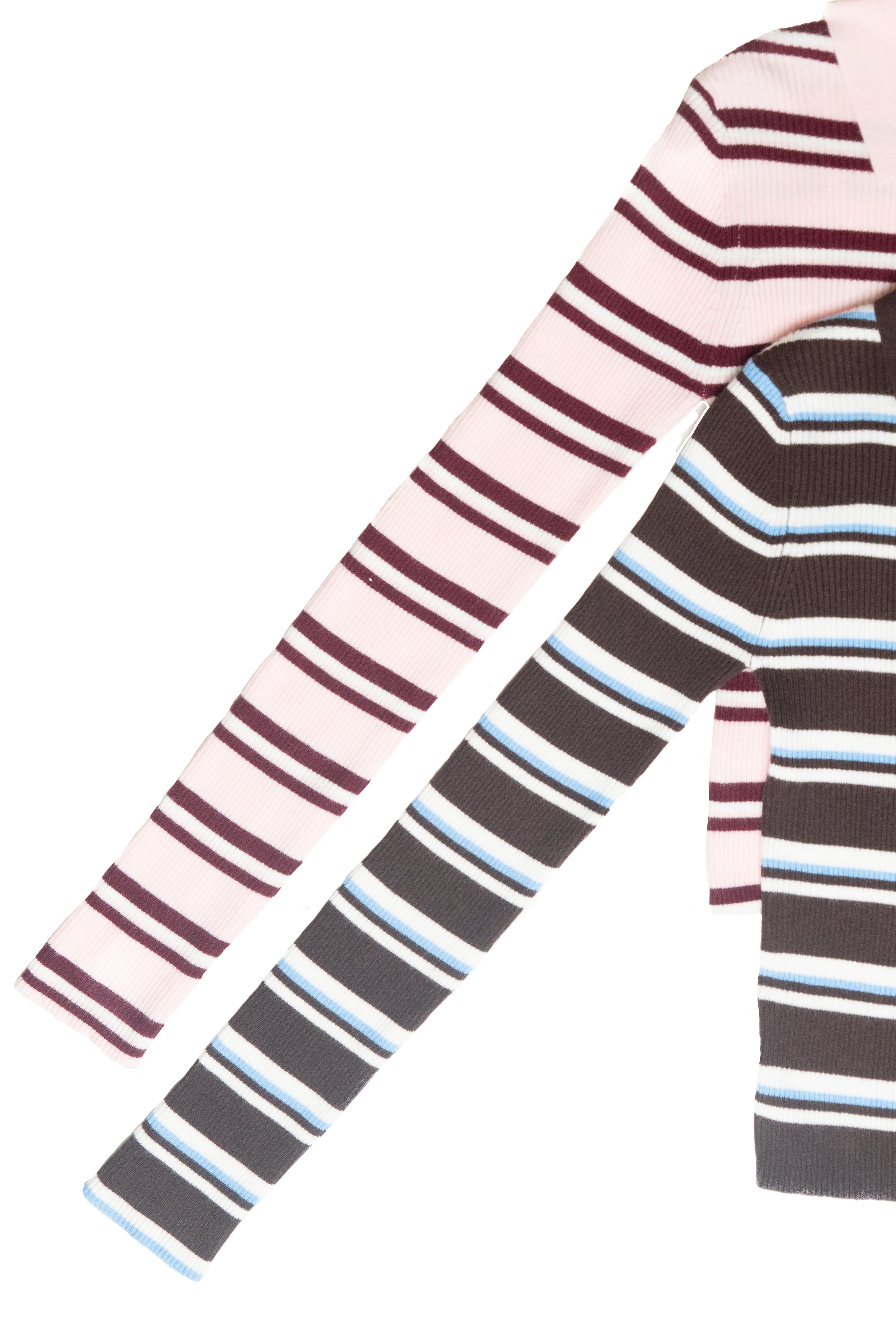 Polo Rib Stripe Pullover