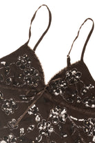 Sequin Chiffon Babydoll Cami