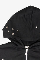 Studded Star Zip Hoodie
