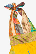 Mixed Scarf Print Maxi Dress