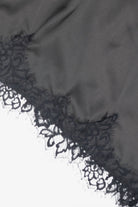Asymmetrical Satin Lace Trim Cami 