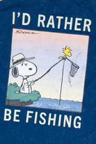 Snoopy Embroidered Fishing Tee