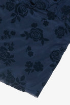 Mesh Flocked Babydoll Cami 