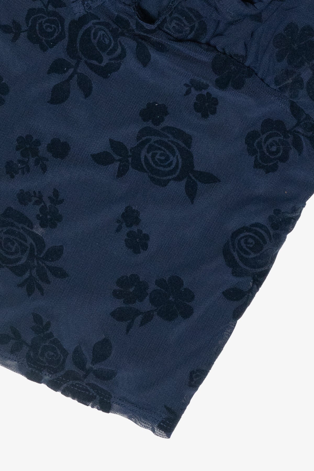 Mesh Flocked Babydoll Cami 