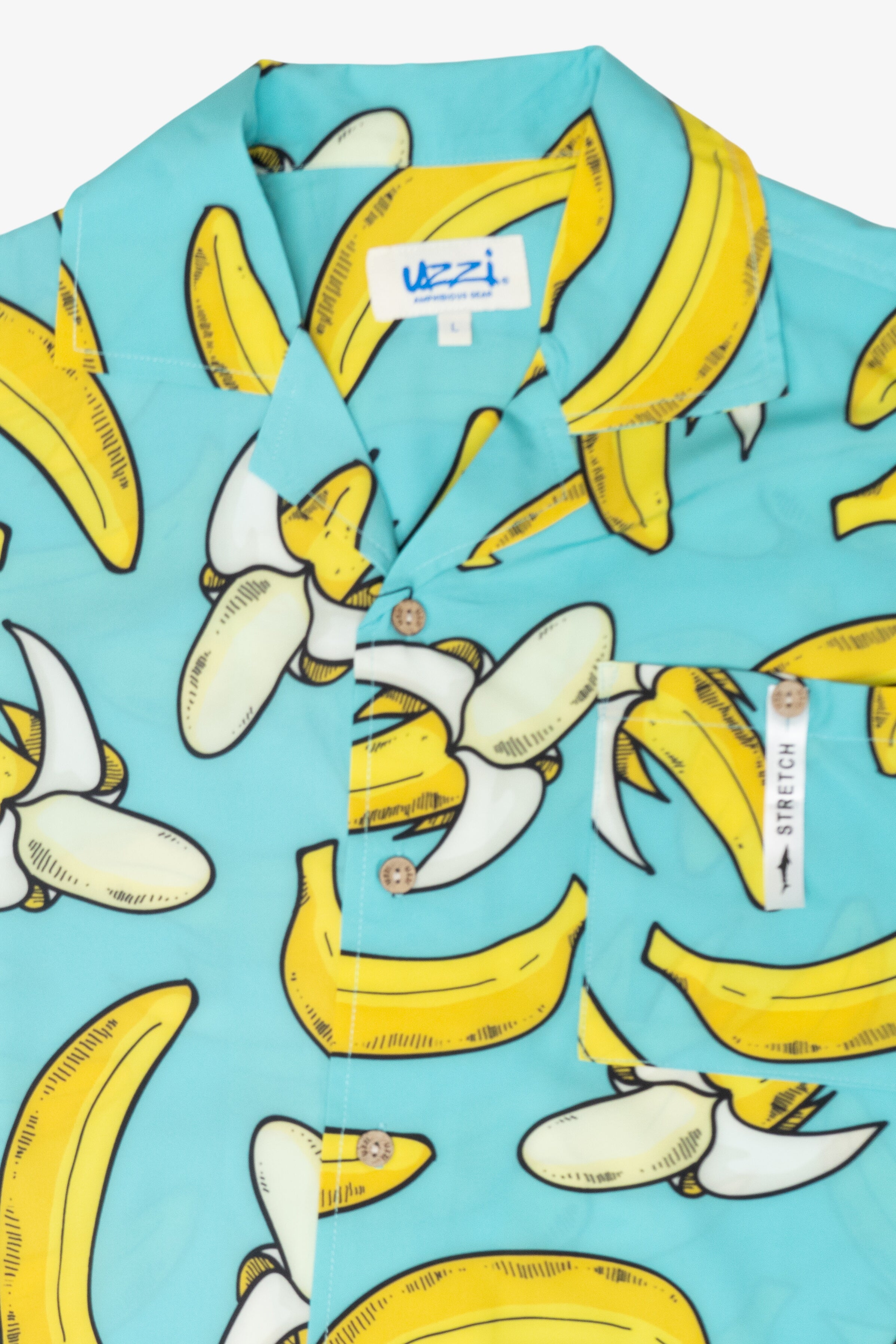 Bananas Hawaiian Button Up Tee