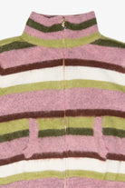 Striped Star Zip Sweater