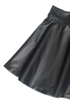 Matte Black Skater Skirt