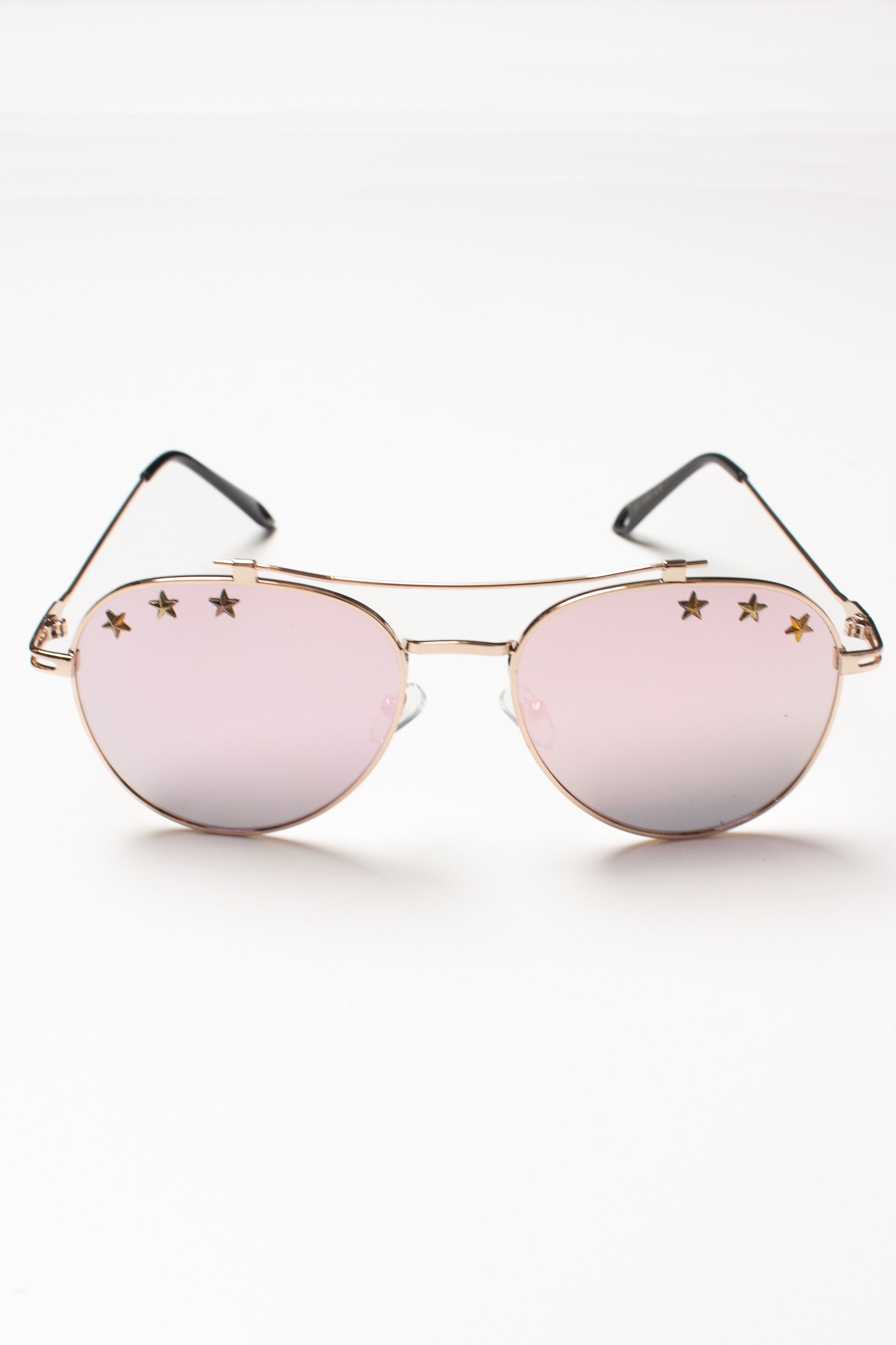 Star Aviator Solid Lens Sunglasses