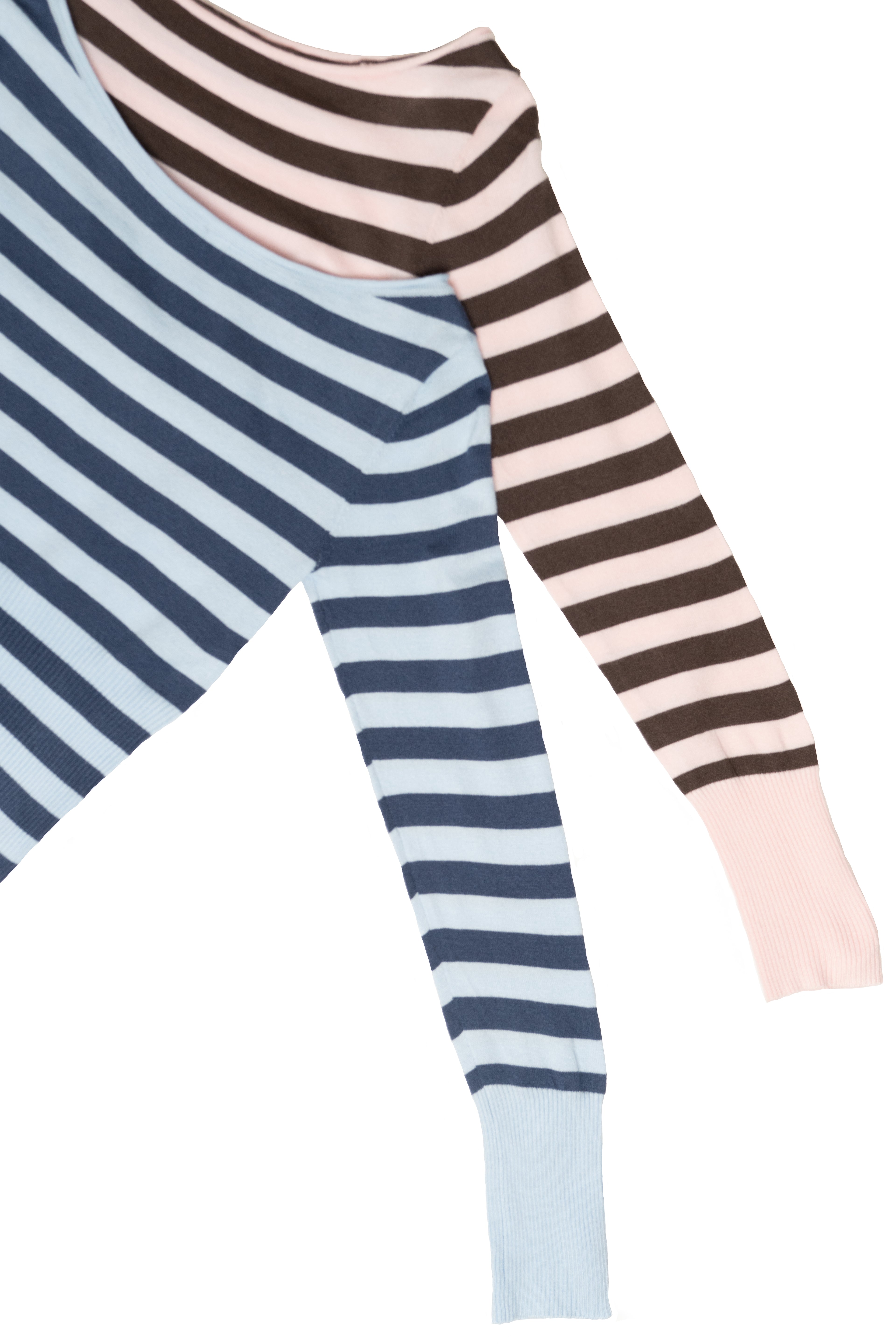 Striped Boat Neck Sweater