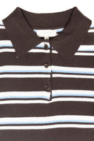 Polo Rib Stripe Pullover