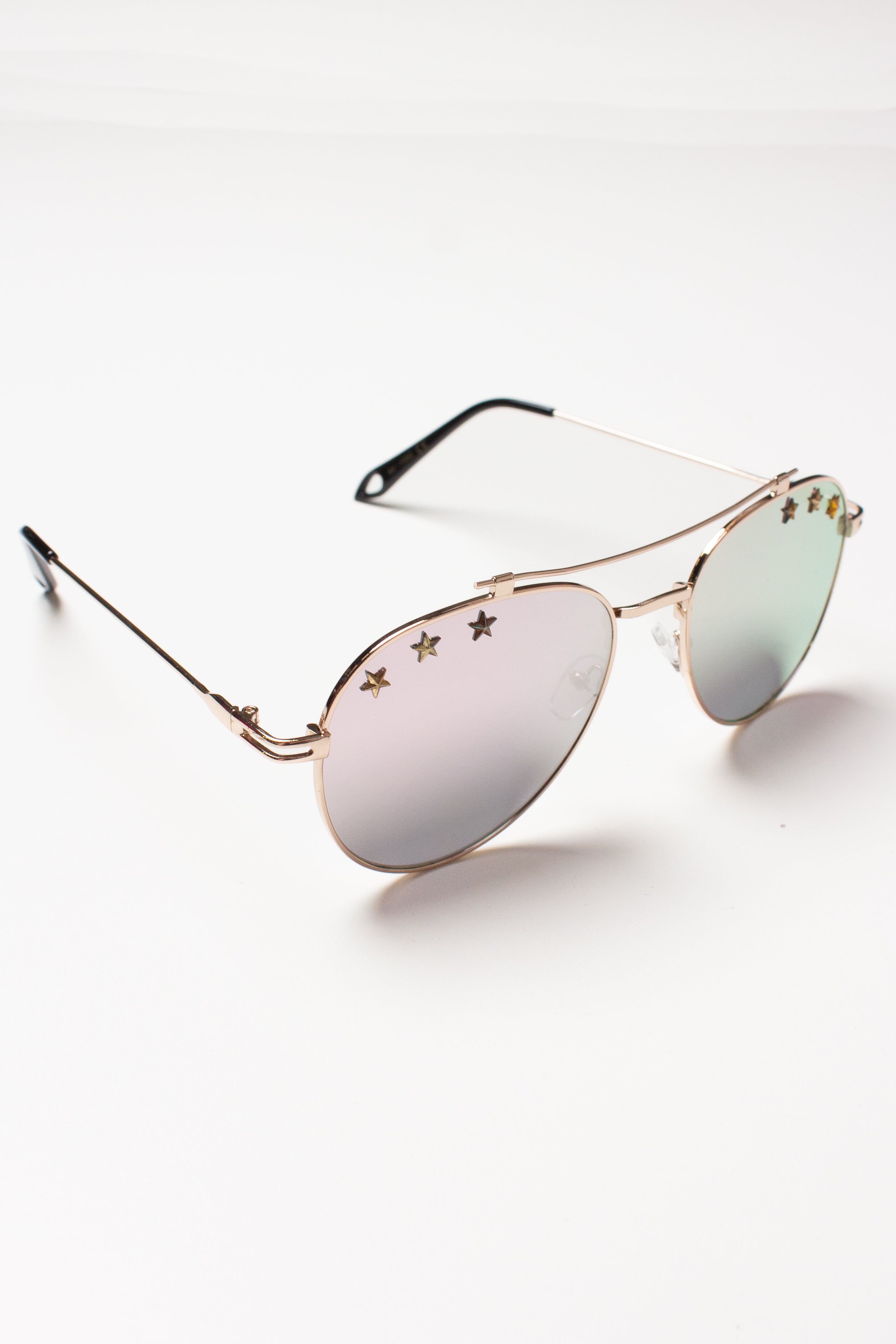 Star Aviator Solid Lens Sunglasses