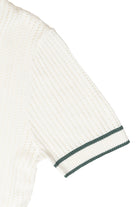 Retro Knit Button-Up