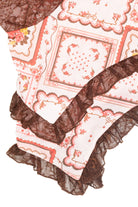 Handkerchief Printed Lace Cami 