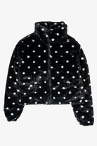 Fuzzy Polka Dot Jacket