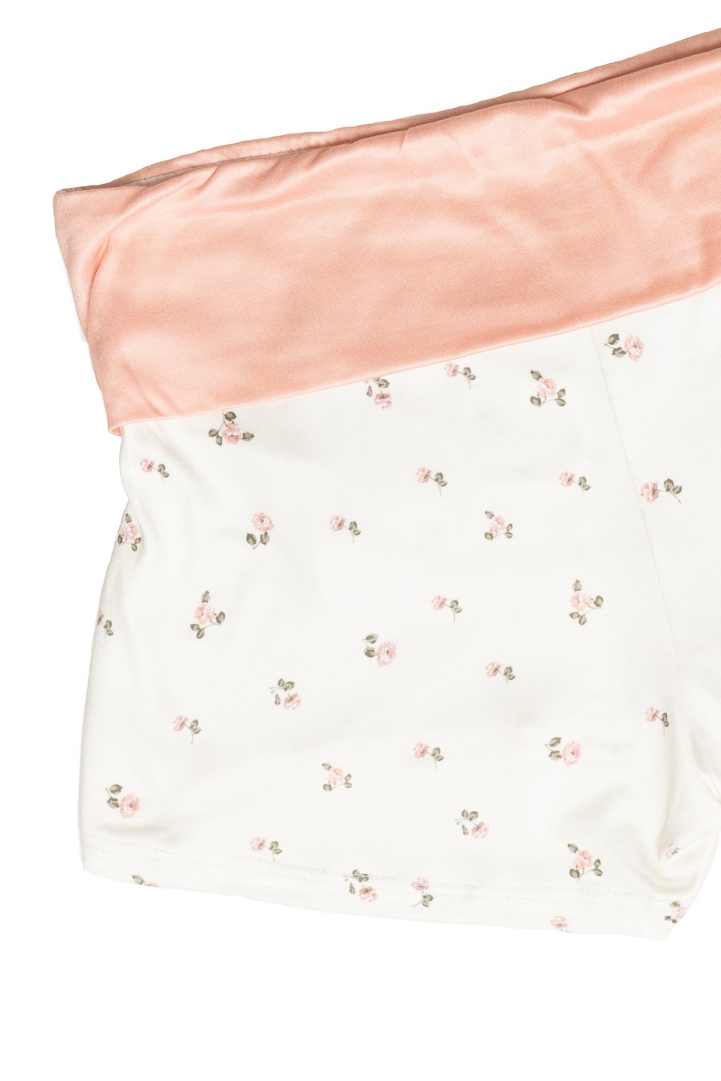 Patterned Fold Over Shorts