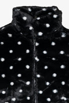 Fuzzy Polka Dot Jacket
