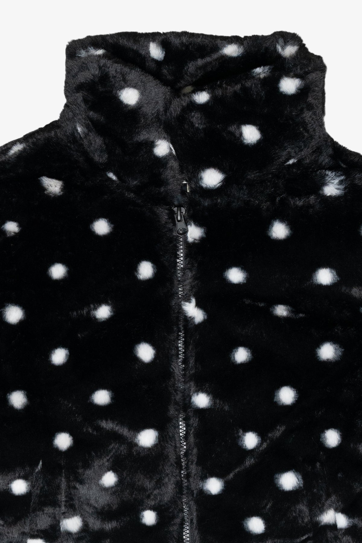 Fuzzy Polka Dot Jacket