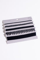 Black Velvet Choker Set