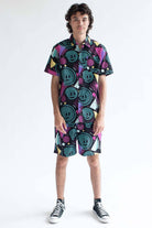 Vertigo Swirls Cotton Shorts