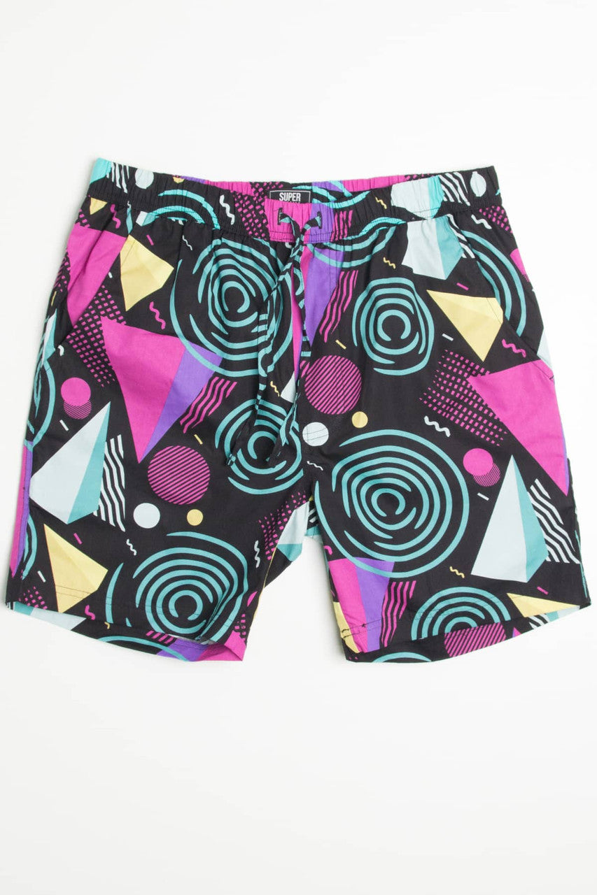Vertigo Swirls Cotton Shorts