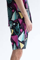 Vertigo Swirls Cotton Shorts