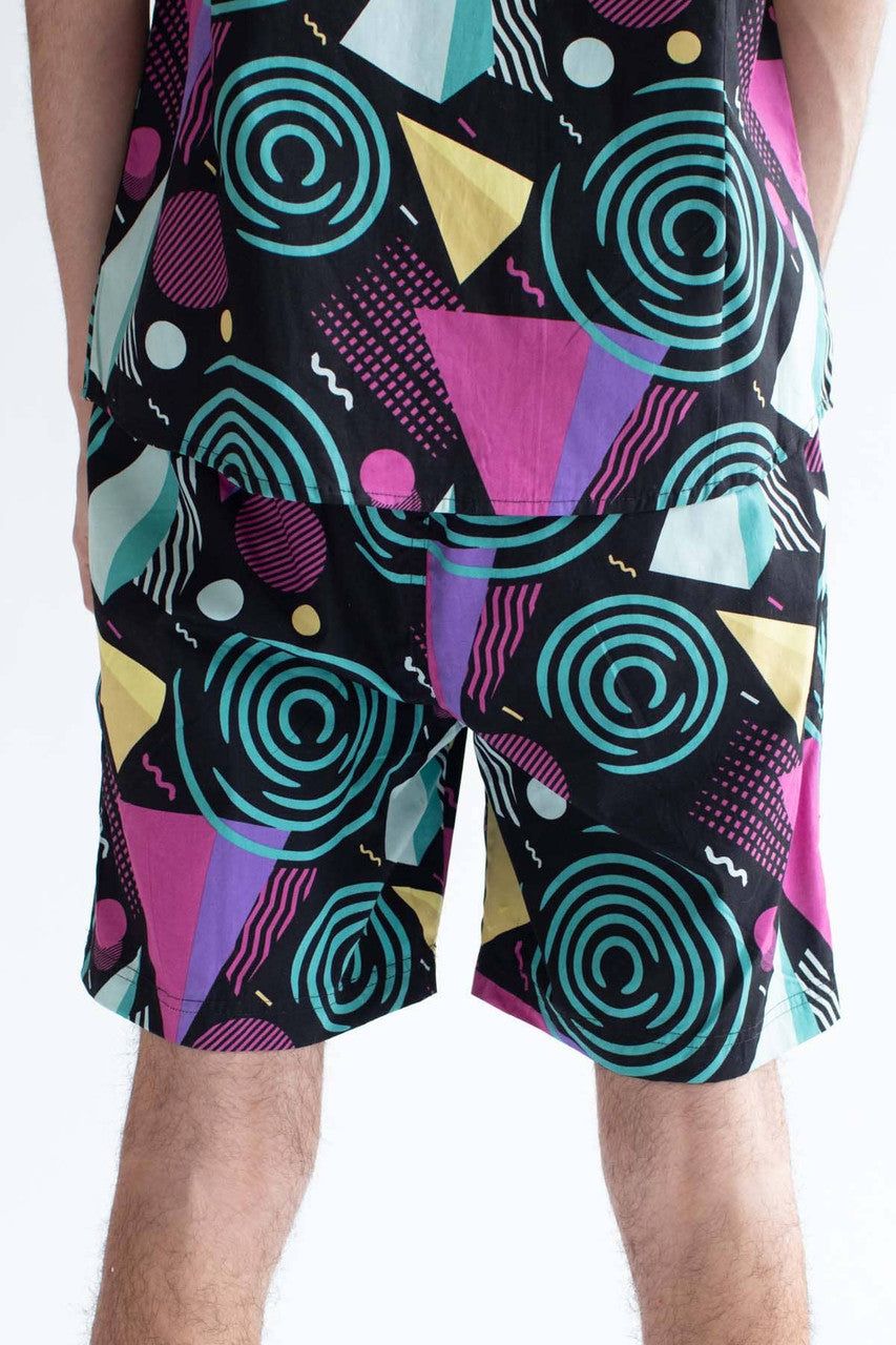 Vertigo Swirls Cotton Shorts