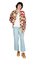 Vibrant Mod Long Sleeve Button Up Shirt