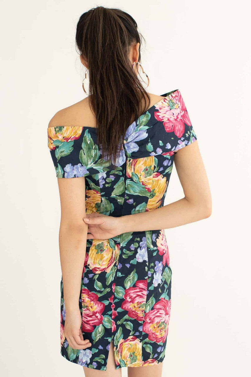 80s Gunne Sax Floral Vintage Dress