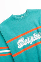 '80s Miami Dolphins Crewneck Knit Sweater