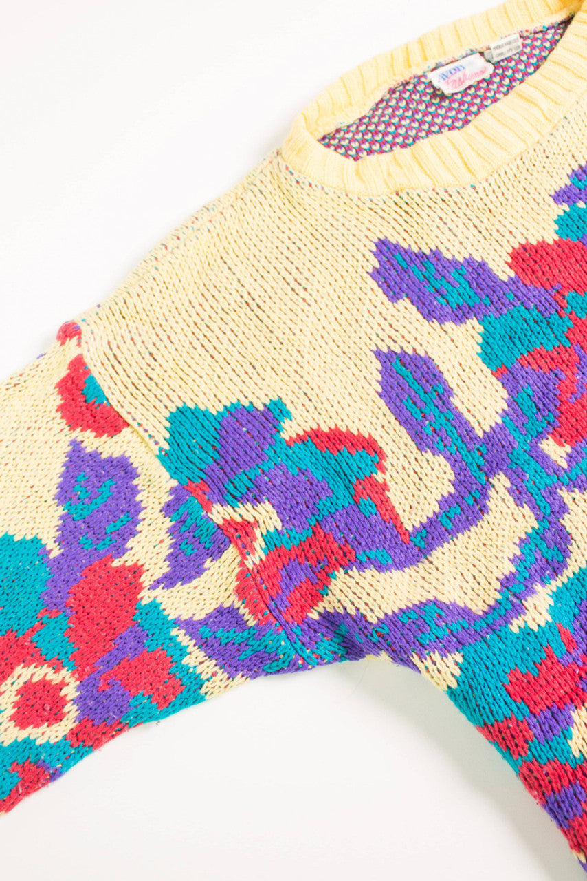 Vintage Avon Fashion 80s Sweater