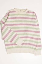 Vintage Lilac Striped Sweater 3492