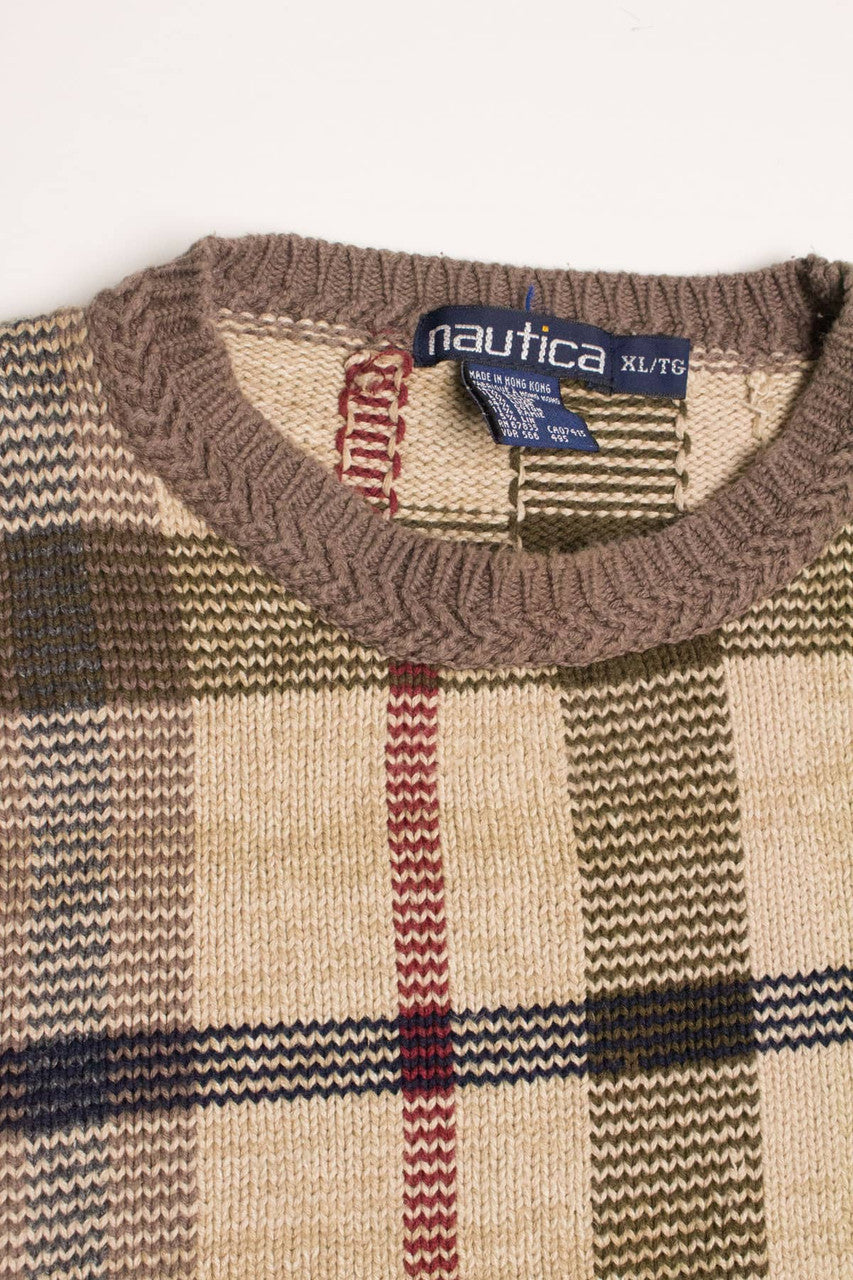 Plaid Nautica Sweater 3500