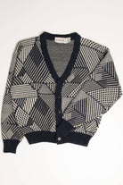 Vintage 80s Triangles Cardigan 3554