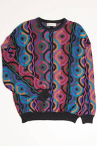 Vintage 80s Circles Sweater 3607