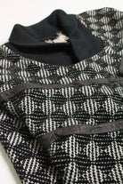Vintage 80s Checkered Sweater 3610