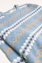 Vintage Light Blue Sweater 3614