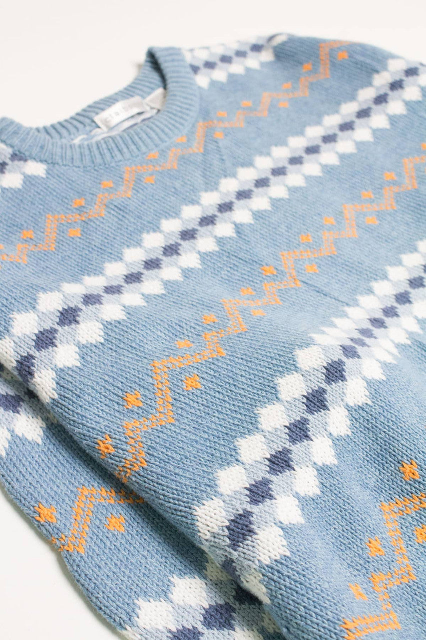 Vintage Light Blue Sweater 3614