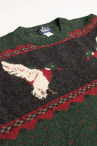 Vintage Wool Ducks Sweater 3631