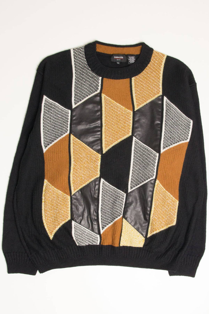 Vintage 80s Hexagons Sweater 3637