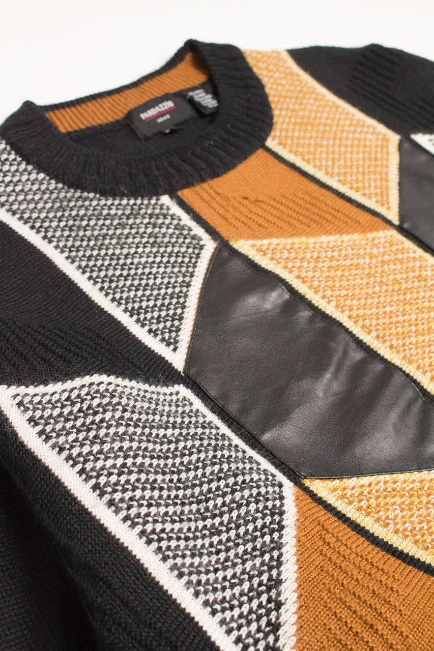 Vintage 80s Hexagons Sweater 3637