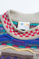 Multicolored Authentic Coogi Knit Sweater