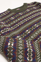 Olive Sweater Graphix 80s Sweater 3653