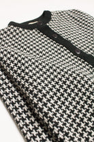 Houndstooth 80s Cardigan 3659