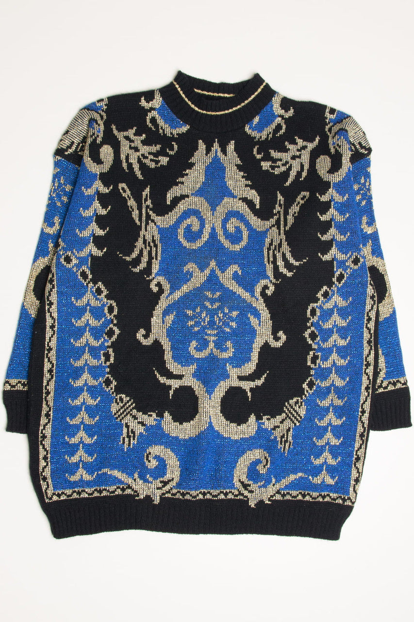Vintage Metallic 80s Sweater 3675