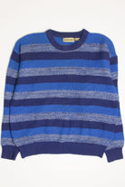 St. John's Bay Blue Striped Sweater 3679