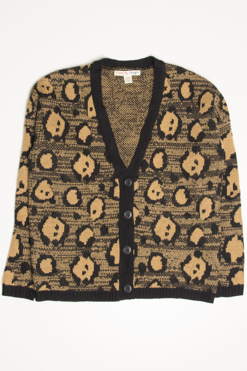 Spotted 80s Style Cardigan 3683