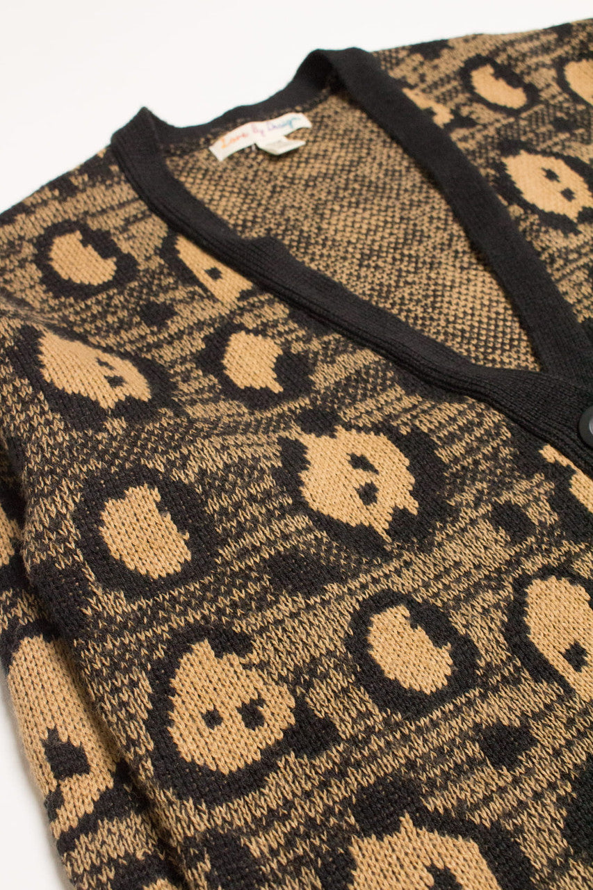 Spotted 80s Style Cardigan 3683